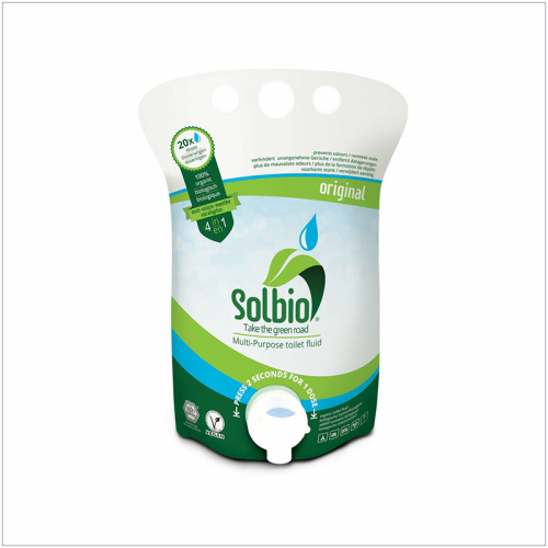 Solbio toiletvloeistof (0,8L) + gratis maatbeker